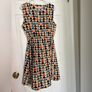 Geometric Patterned Dress